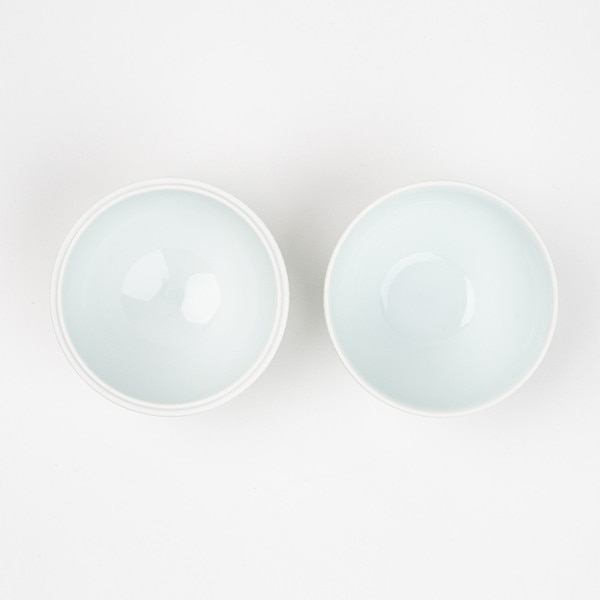 Image of Mat White Lidded Bowl 3.5" 4