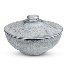 Kuroawa with Fuji-Shaped Lidded Bowl 4.5"
