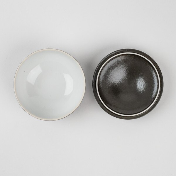Image of Silver Seafoam Lidded Bowl 4.75" 3