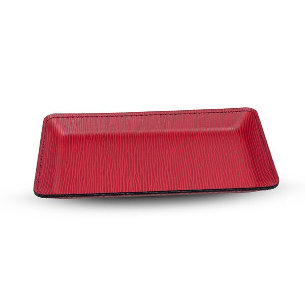 Image of Red Epi Leather Cash Tray