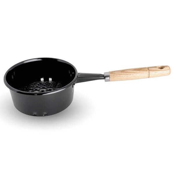 Image of Iron Charcoal Starter Pan w/ Handle 6" 1