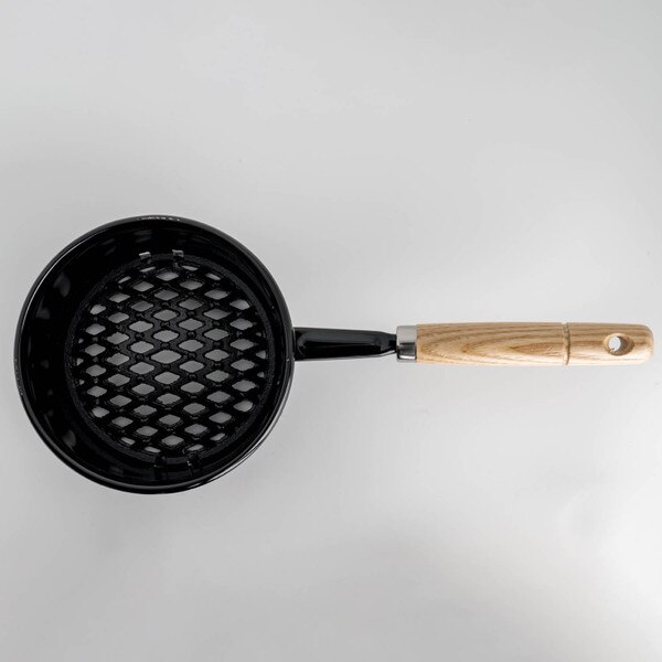 Image of Iron Charcoal Starter Pan w/ Handle 6" 3