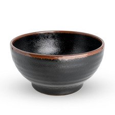 Yuzu Tenmoku Black Bowl 6.5"