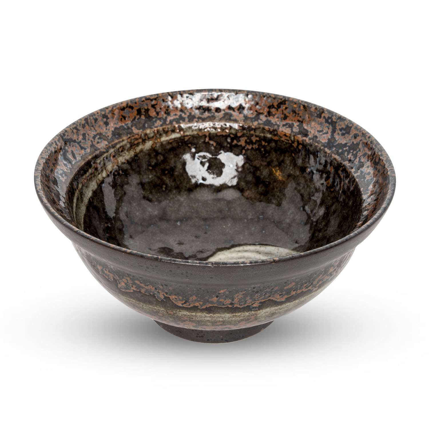 Brushstroke Lidded Bowl 6.25