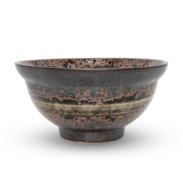 Image of Brushstroke Lidded Bowl 6.25" 7