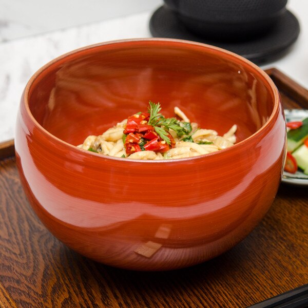 Image of Arita Scarlet Porcelain Bowl 6" 4