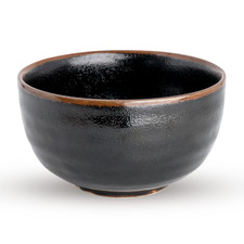 Yuzu Tenmoku Black Bowl 5"