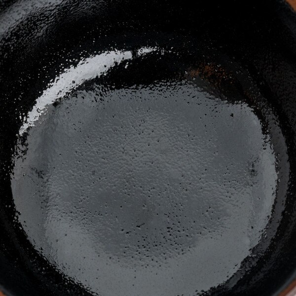 Image of Yuzu Tenmoku Black Bowl 5" 4