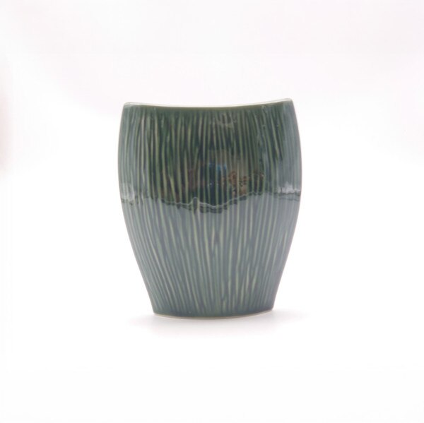 Image of Oribe Green Vessel 5" 2
