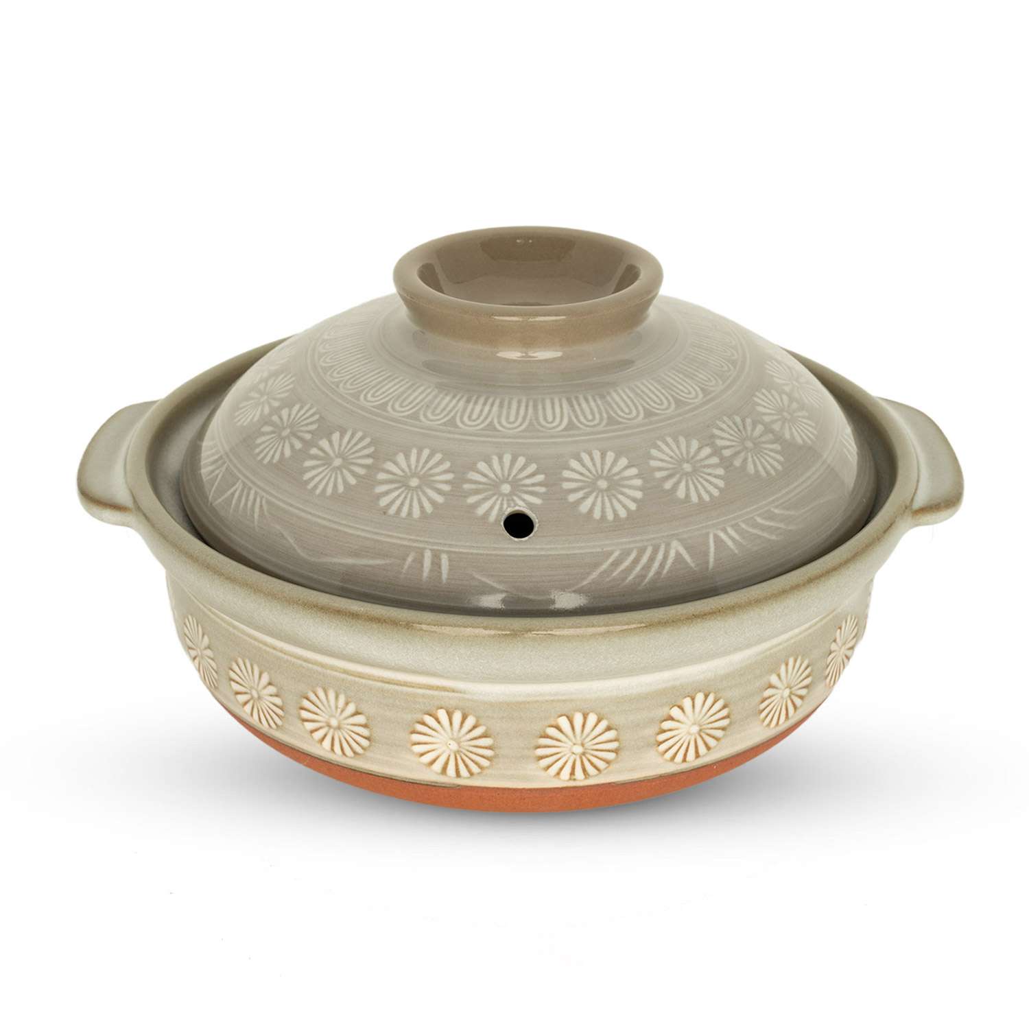 Ginpo Mishima Donabe Clay Pot - Thumbnail 3