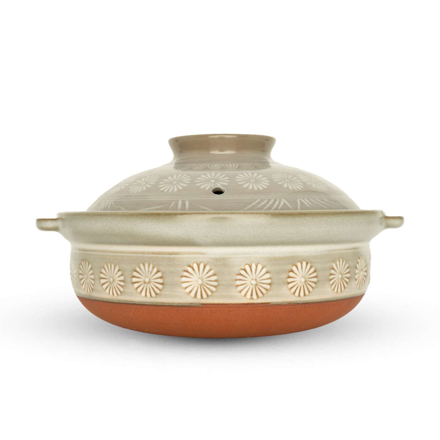 Ginpo Mishima Donabe Clay Pot