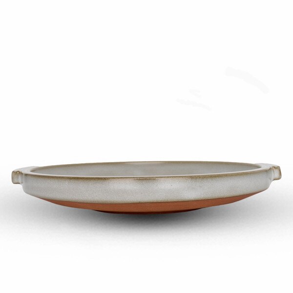 Image of Ginpo Mishima Toban Ceramic Grilling Plate 7" 2