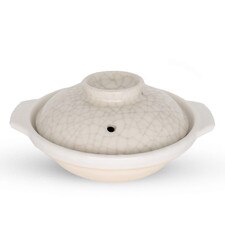 Ginpo Sumikannyu Donabe 7.75" Dia with Handles / Serves 1