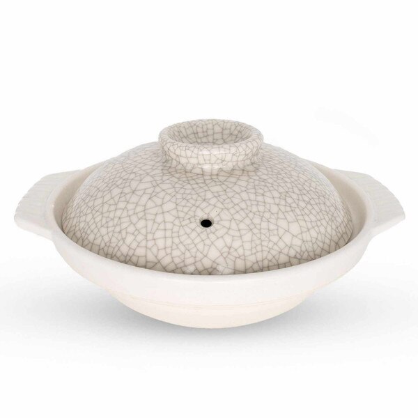 Image of Ginpo Sumikannyu Donabe 10.25" Dia with Handles / Serves 1 1