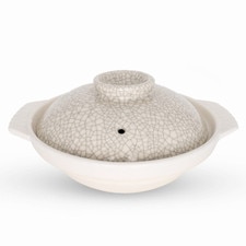 Ginpo Sumikannyu Donabe 11.5" Dia with Handles / Serves 1-2
