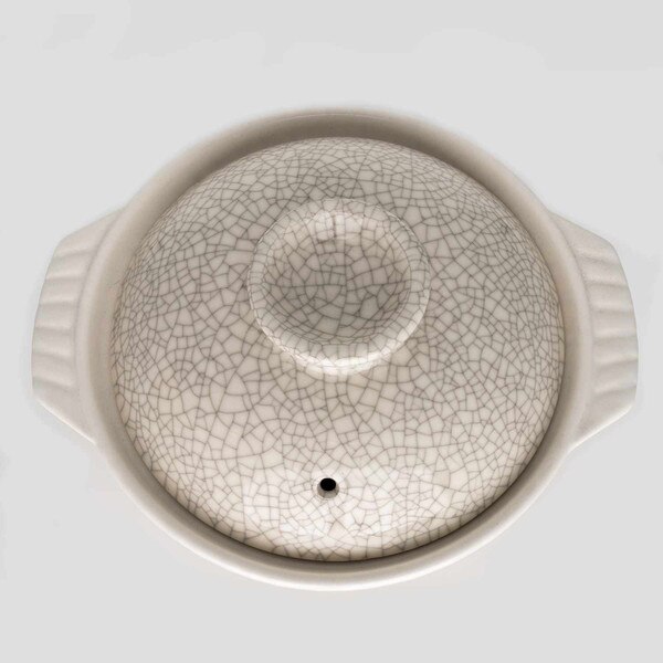 Image of Ginpo Sumikannyu Donabe #9 12.75" Dia with Handles / Serves 2-3 3