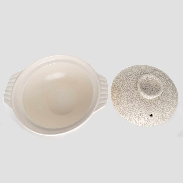 Image of Ginpo Sumikannyu Donabe #9 12.75" Dia with Handles / Serves 2-3 4