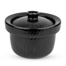 Arita Black Donabe for Rice 8.75" / Serves 3