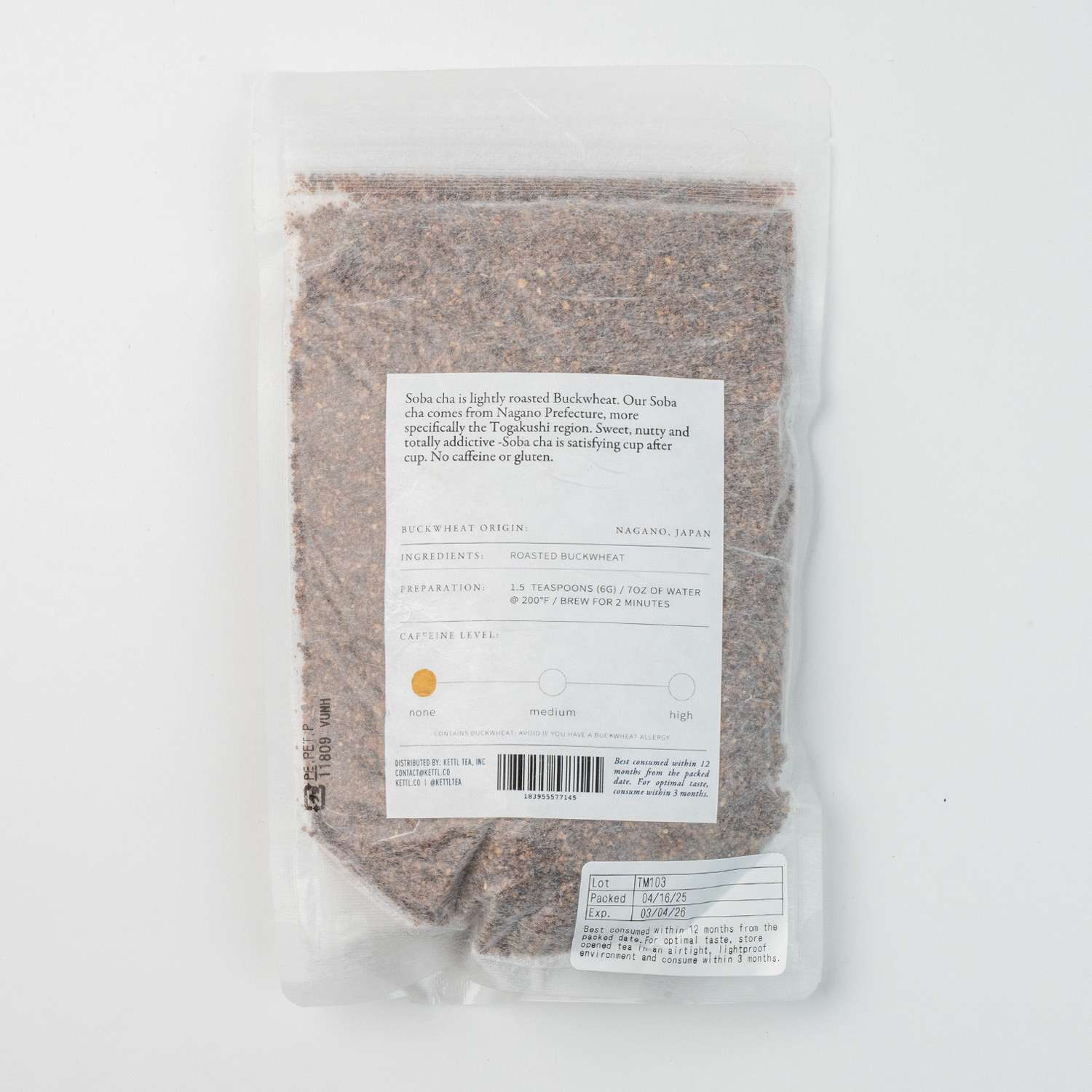 Kettl Nagano Soba Cha Tea - Loose Leaf | KORIN