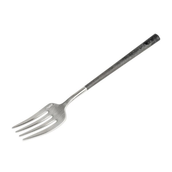 Image of POLA Dessert Fork Matte Black 7" 1