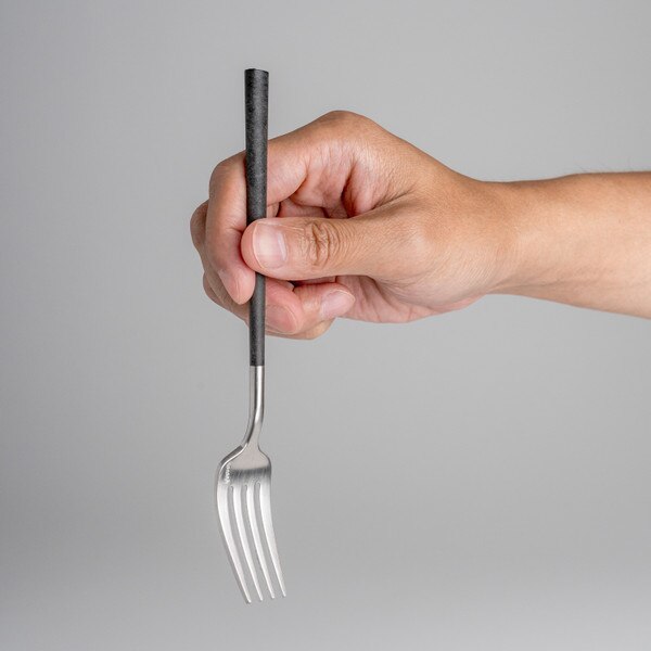 Image of POLA Dessert Fork Matte Black 7" 4