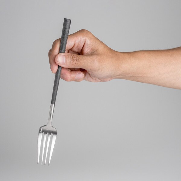 Image of POLA Table Fork Matte Black 8.5" 5