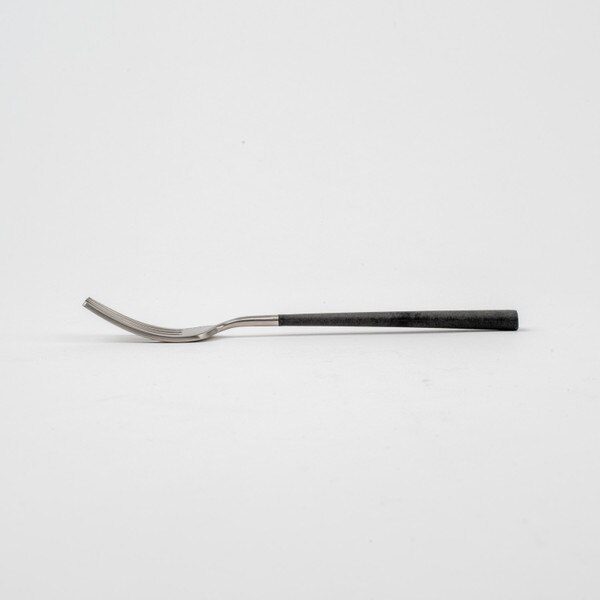 Image of POLA Cake Fork Matte Gray 5.75" 2