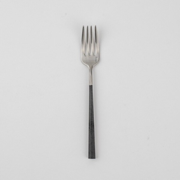 Image of POLA Cake Fork Matte Gray 5.75" 3
