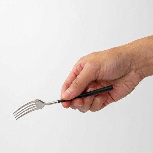 Image of POLA Cake Fork Matte Gray 5.75" 5
