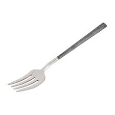 POLA Dessert Fork Matte Gray 7"