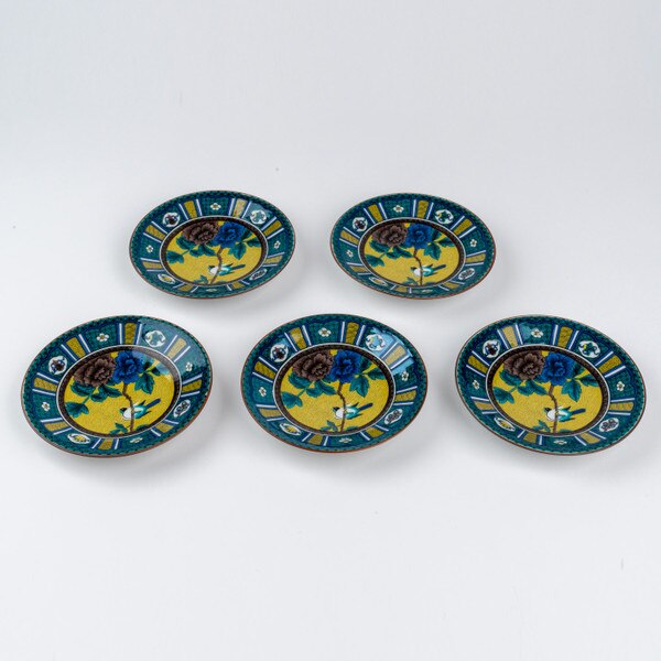 Image of Peony Bird Plate 5.25" (Set of 5) 2