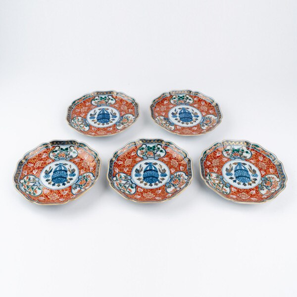 Image of Daishoji Imari Plate 7" (Set of 5) 2