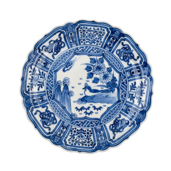 Image of Blue Ink Plate 7.5" 1