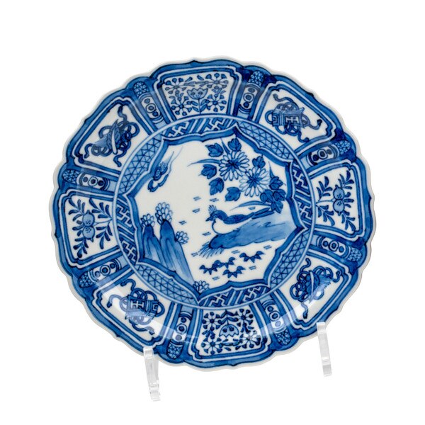 Image of Blue Ink Plate 7.5" 2