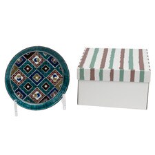 Ishidatami Round Plate 5.25" (Set of 5)