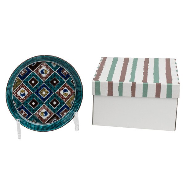 Image of Ishidatami Round Plate 5.25" (Set of 5) 1