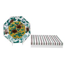 Aode Botan Octagonal Plate 11.5" with Plate Stand