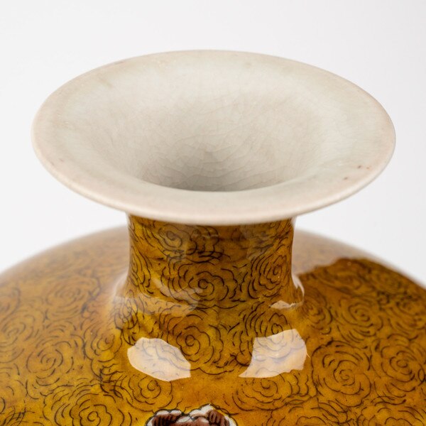 Image of Peony Bird Vase 7.75" 3