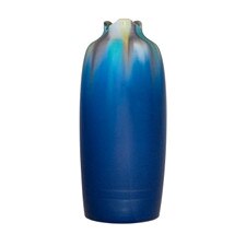 Navy Blue Glazed Narrow Vase 4.25"