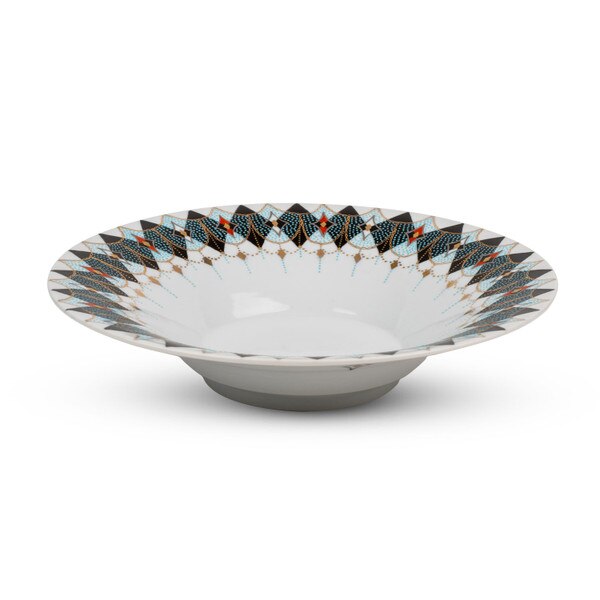 Image of Blue Diamond Shallow Bowl 8.5" 1
