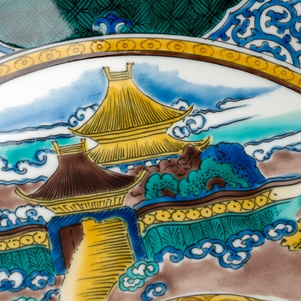 Image of Dragon Plate 12.5" with Plate Stand 5