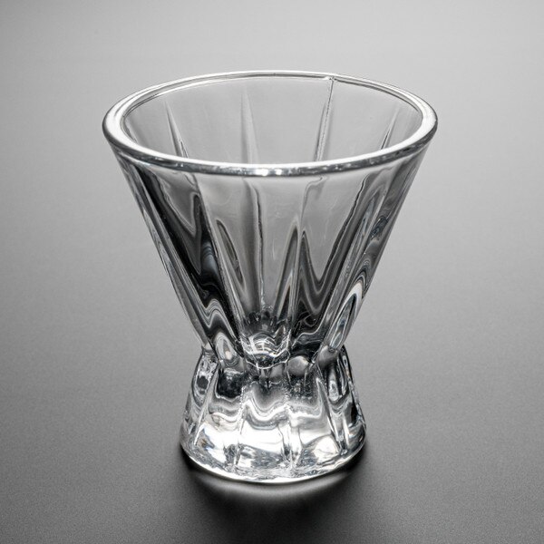 Image of Slanted Glass Sake Cup 1