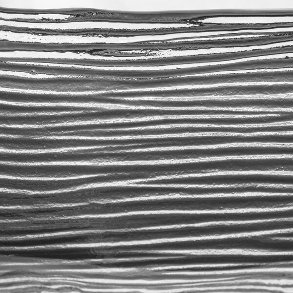 Image of Ripple Glass Rectangular Plate 15.5" 4
