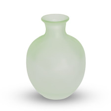 Wakakusa Green Glass Sake Bottle 10 oz