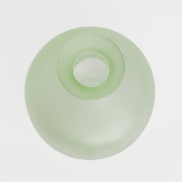 Image of Wakakusa Green Glass Sake Bottle 10 oz 3