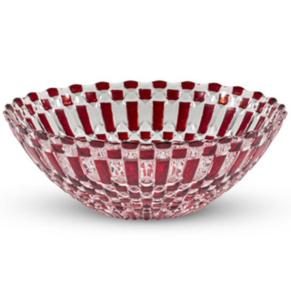 Decor Red Checked Round Gl Bowl Korin Anese Trading Decor Red Checked Round Gl Bowl