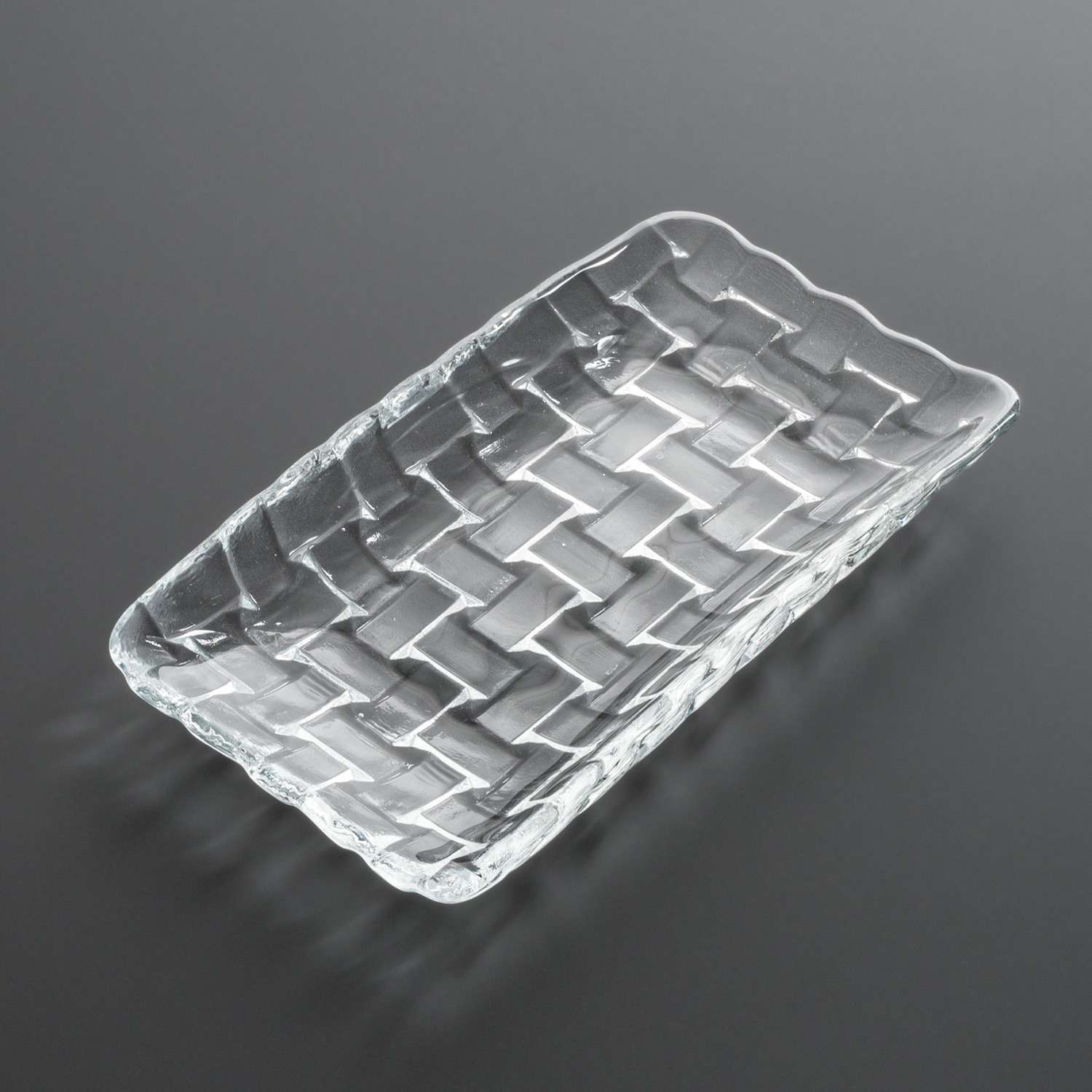 Orme Clear Glass Rectangular Tray 6.25
