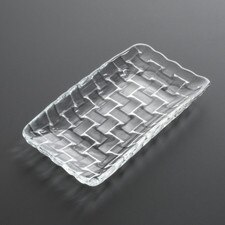 Orme Clear Glass Rectangular Tray 6.25"