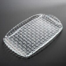 Orme Clear Glass Rectangular Tray 12"