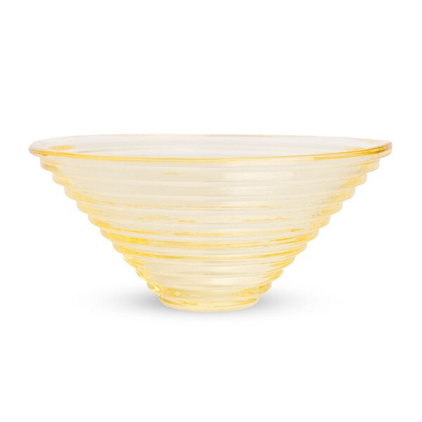Image of Epice Yellow Glass Bowl 4.75" 2